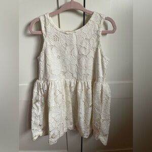 Cat and Jack 3t girls cream  dress